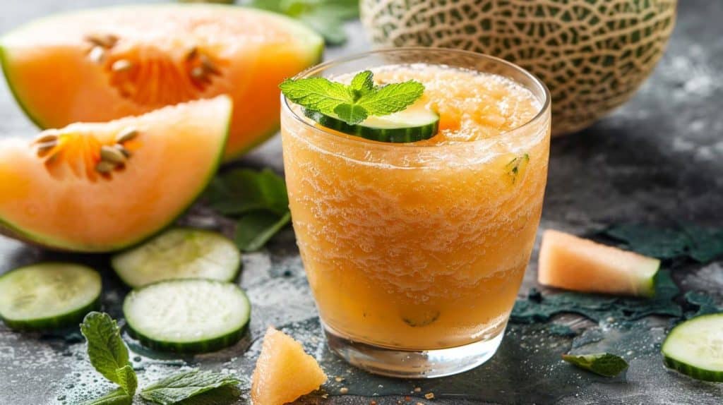 Here's what you can expect if you drink a melon and cucumber juice every morning for a week